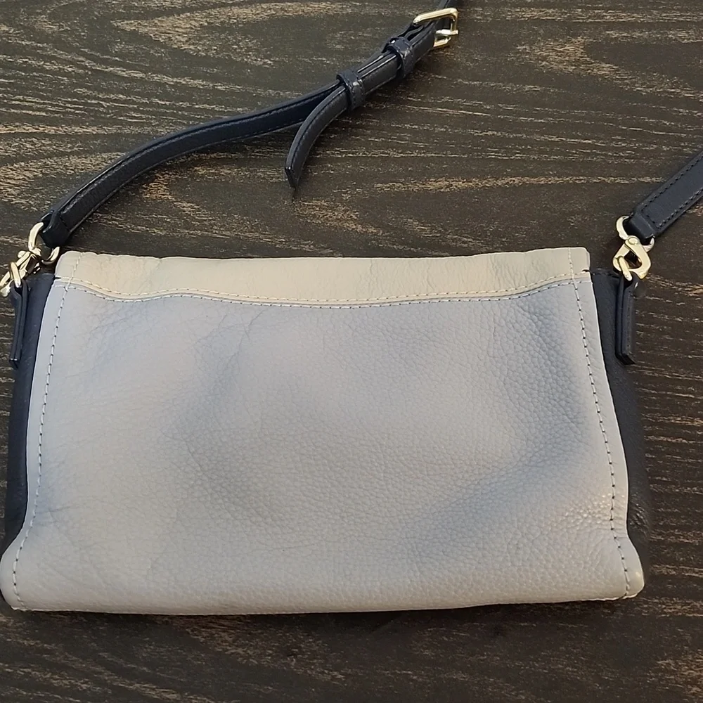 KATE SPADE NEW YORK Color Block Block Gray Tan Classic Crossbody - Picture 10 of 14
